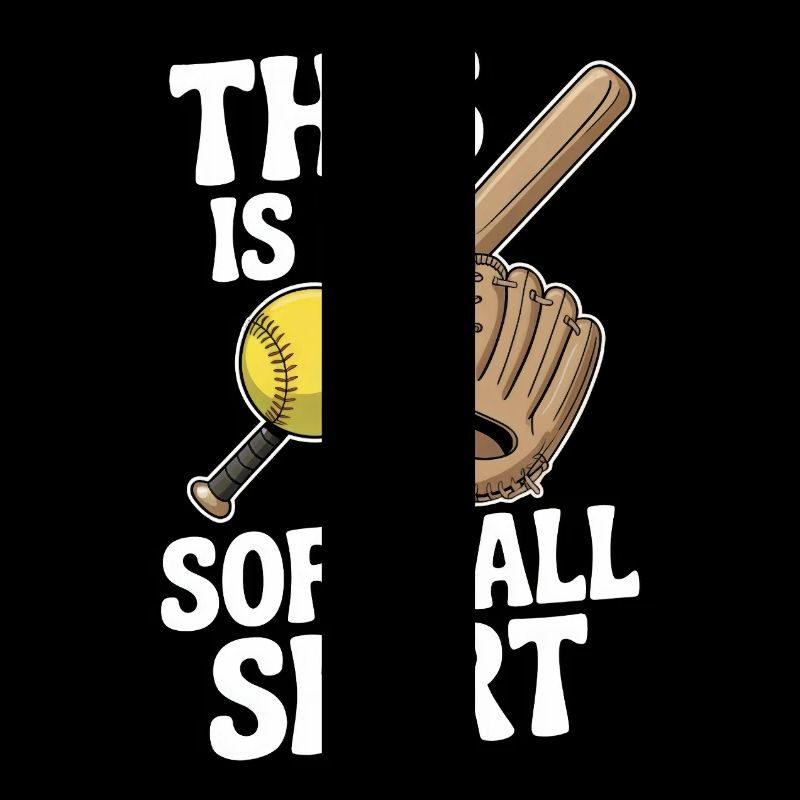 Drôle de receveur de saison de softball lanceur c’est mon