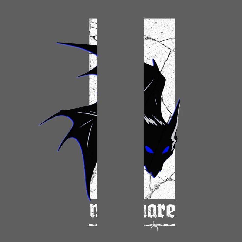 Nightmare Bat – Gothic Horror Vampire Creature Art