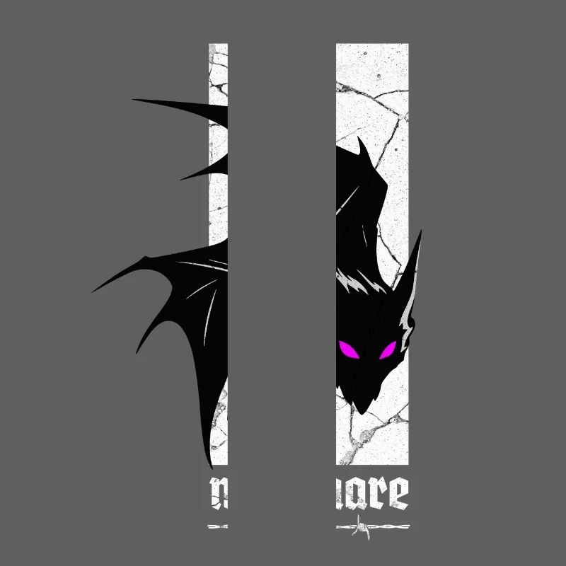 Nightmare Bat – Gothic Horror Vampire Creature Art