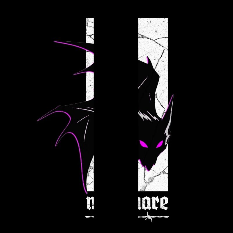 Nightmare Bat – Gothic Horror Vampire Creature Art
