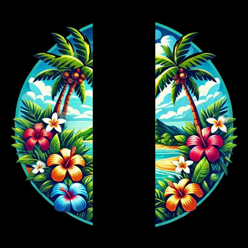 Caribbean Island Logo