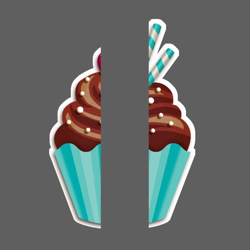 Cupcake - Muffin - Donut - Eis - Schokolade - DD