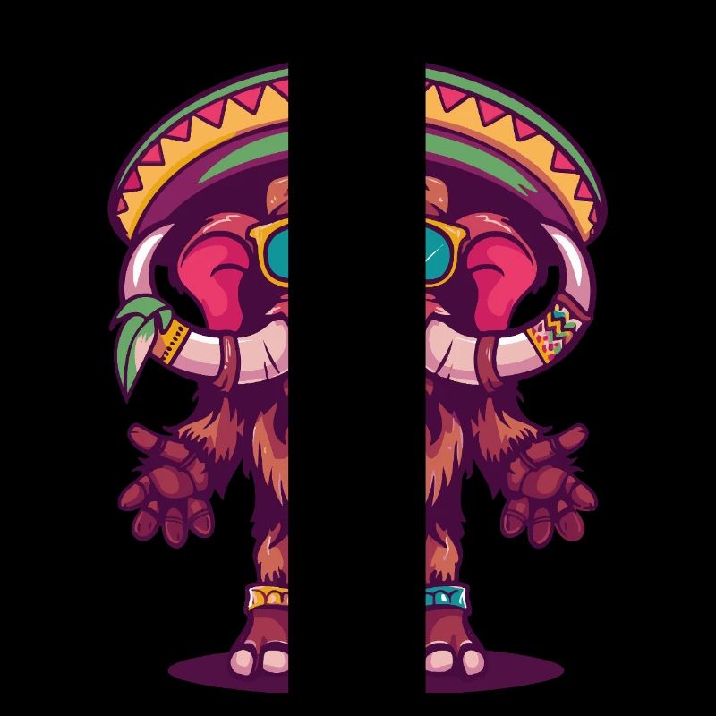 Mammoth Comic Funny Sombrero