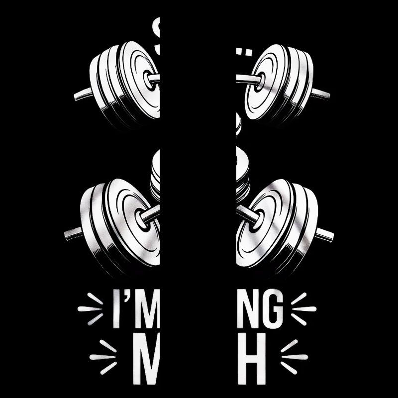 Shh... I'm Doing Math - Funny Gym Design