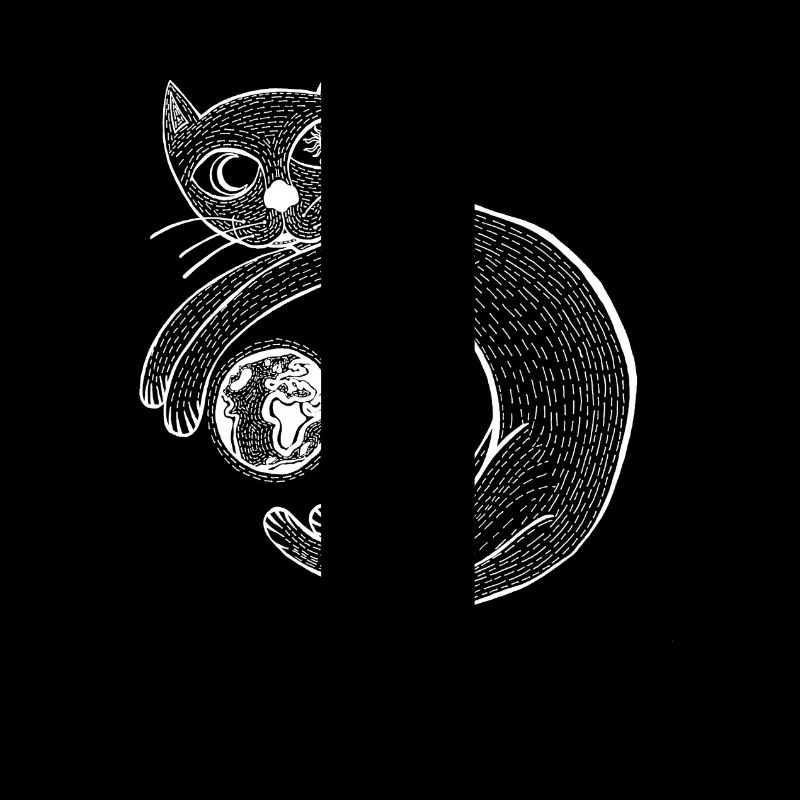 Playful Cat (White)