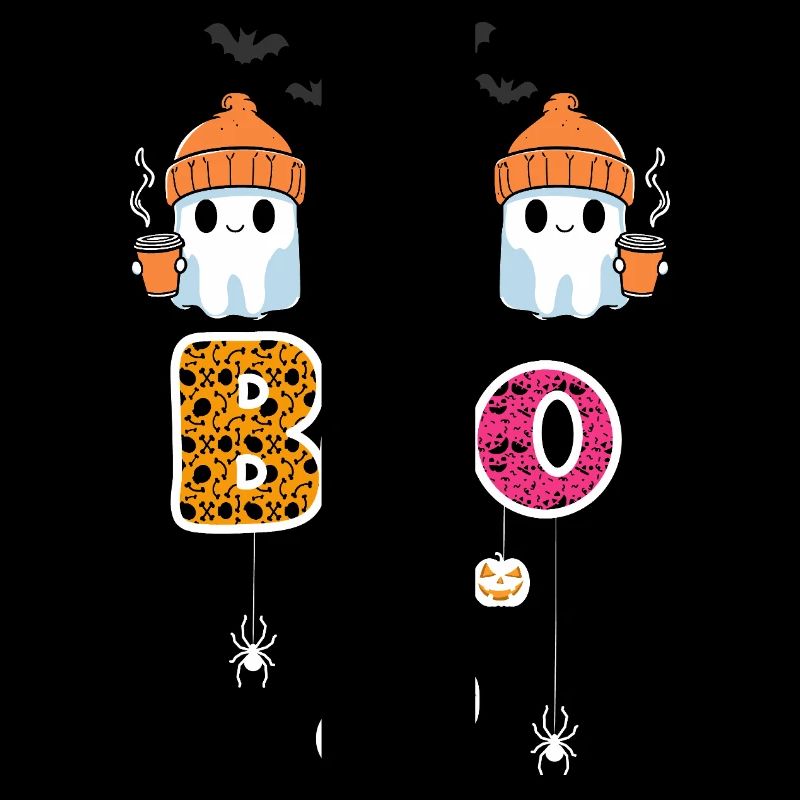 Süßer Boo Halloween Geister Süßes oder Saures
