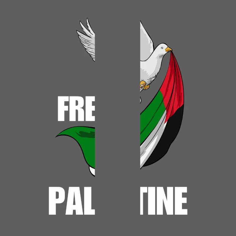 Free Palestine Design – Statement für Frieden