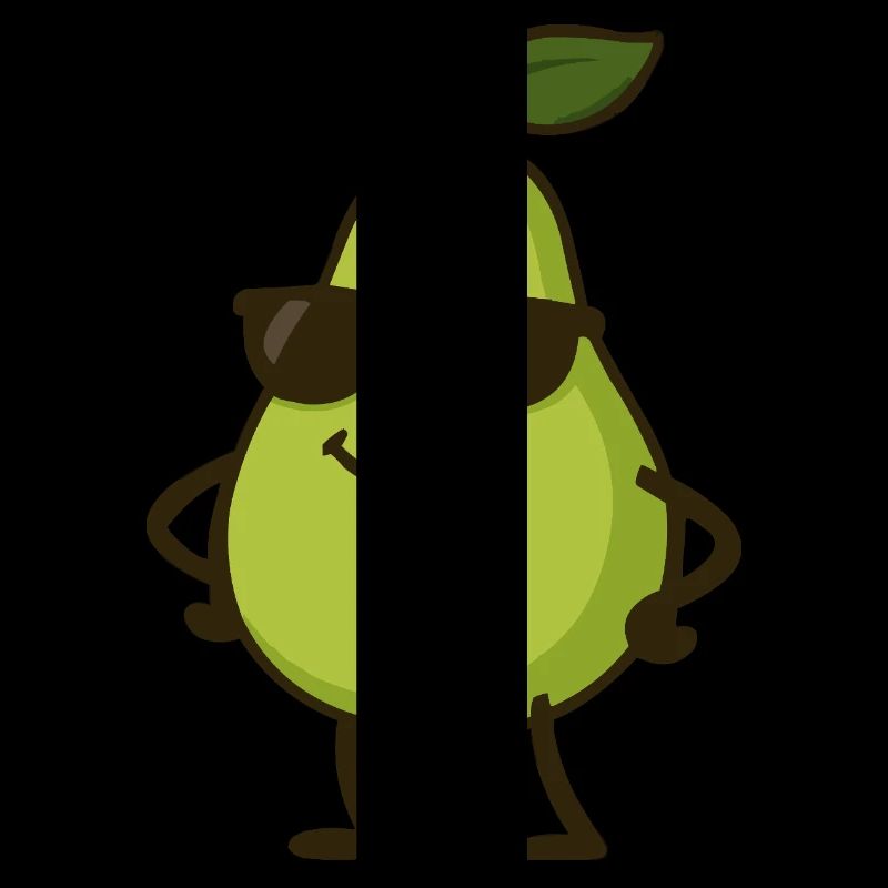 Poire Bande Dessinée Cool