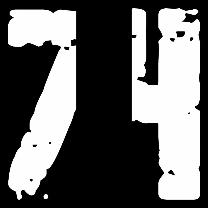 74 Number Vintage