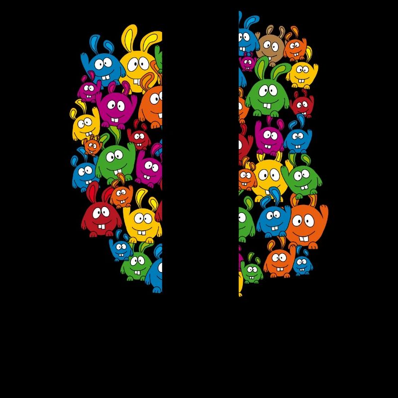 Pile of colorful chubby bunny