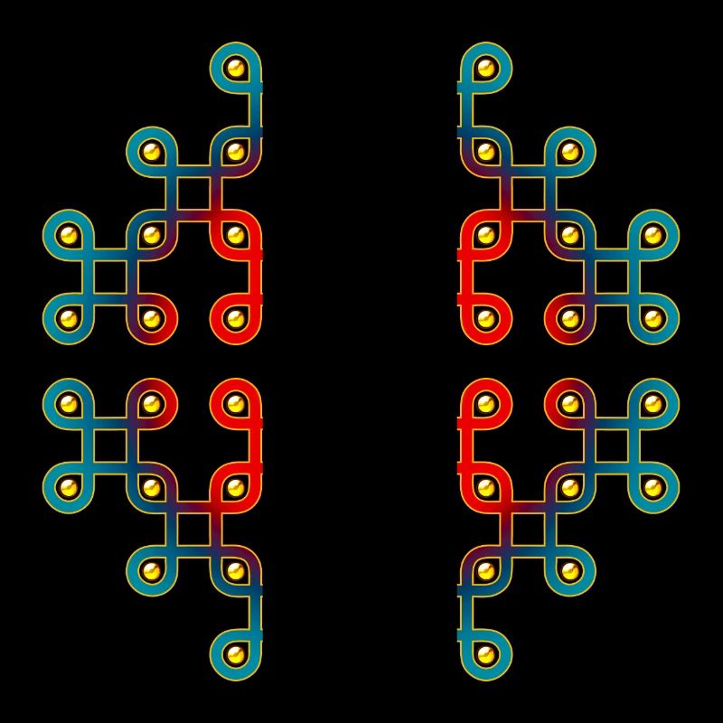 INFINITY LOOP - symbol interconnectedness of all