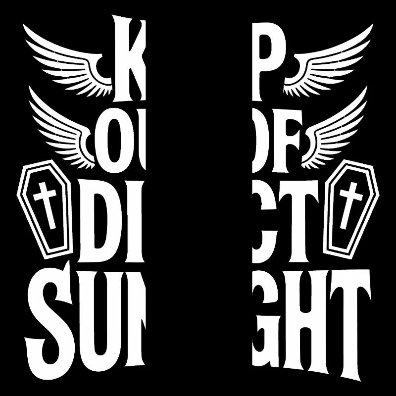 Tenir à l’abri de la lumière directe du soleil ! Vampire Goth Emo
