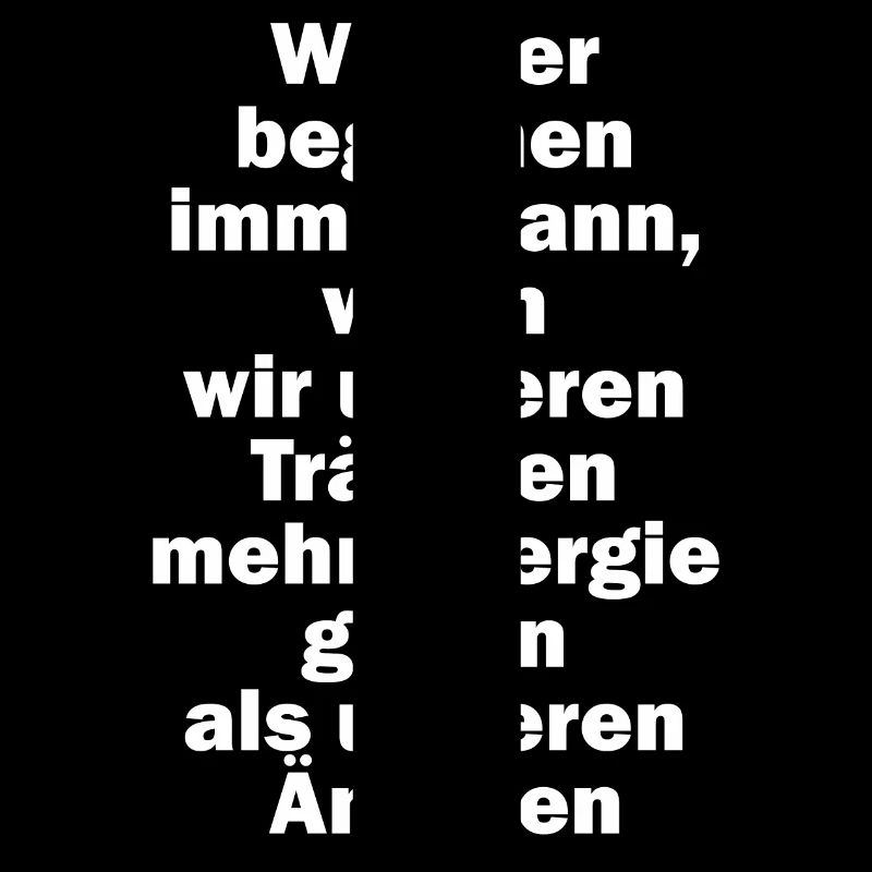 Das gute T-Shirt Wunder beginnen ...