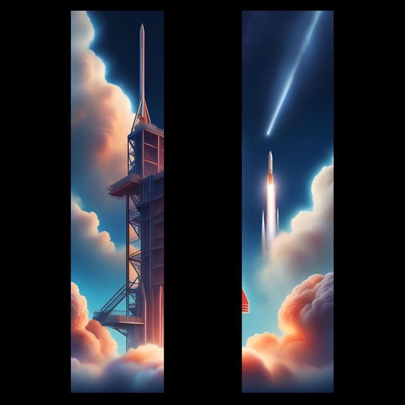 A realistic rocket launching design