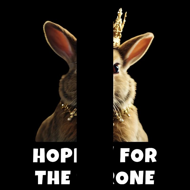 Hoppin' for the Throne rabbit lover