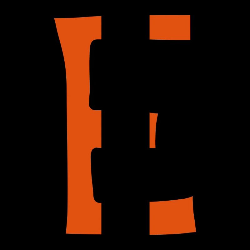 Letter E cartoon cartoon