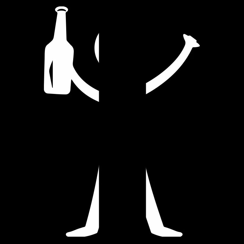 Strichmännchen Party Bier