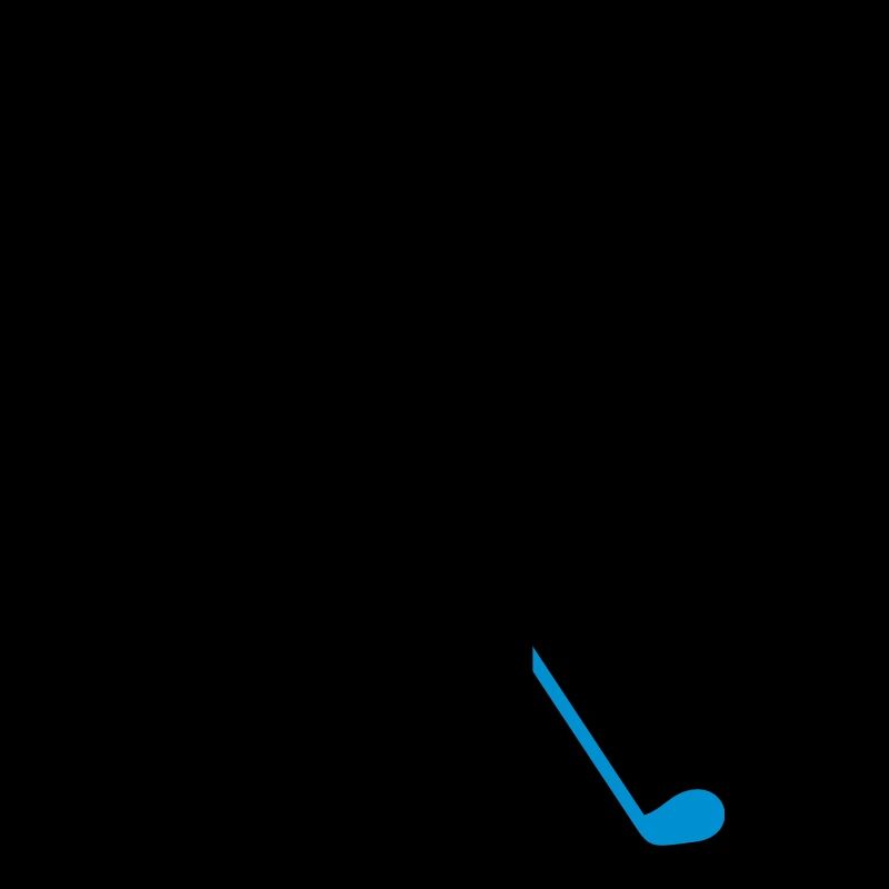 A golfer about to tee