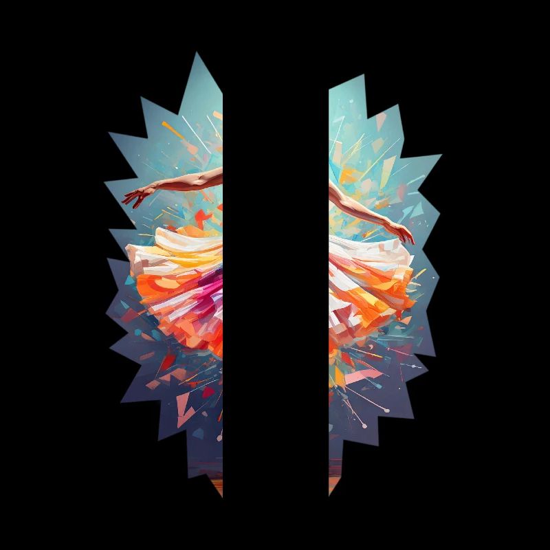 Ballet dancer modern hypercolor