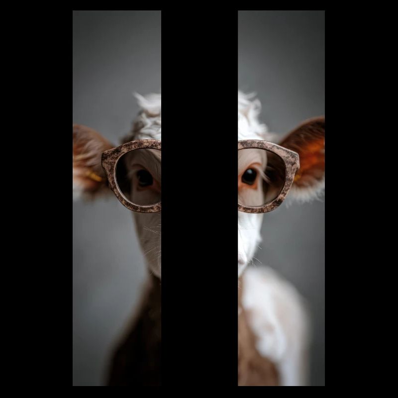 Cooles Kalb mit Attitüde