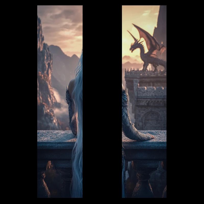 Dragon Queen at Sunset
