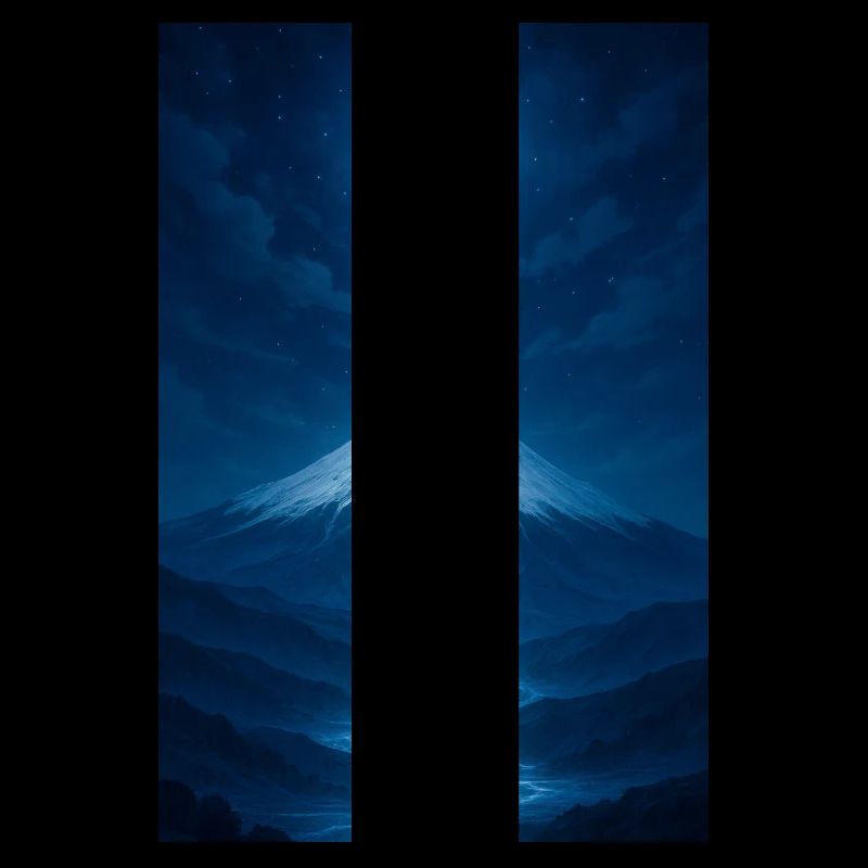 Lunar River Flowing Down