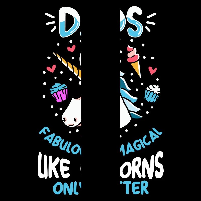 Dads are magical Väter sind magisch Einhorn Lustig