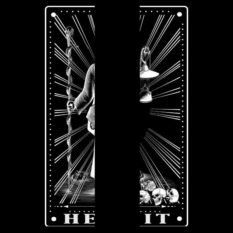 Gothic - The Hermit - Tarot Card Design