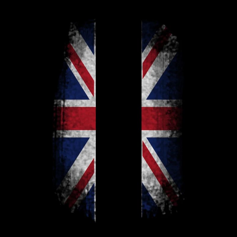 Usé drapeau du Royaume-Uni