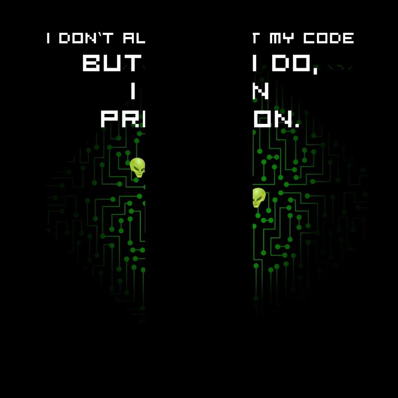 test code nerd joke spruch pc programmierer geek i
