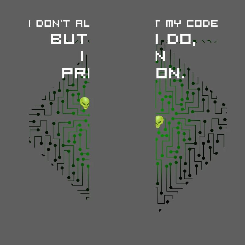 test code nerd joke spruch pc programmer geek i