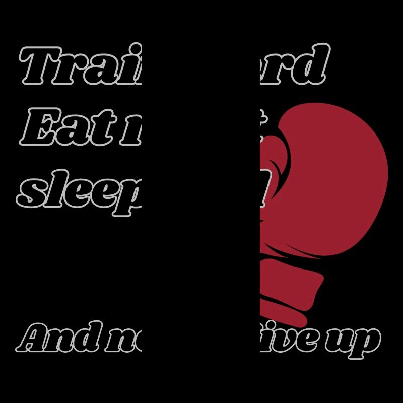 TrainHardEatRightSleepWell Training Motivation