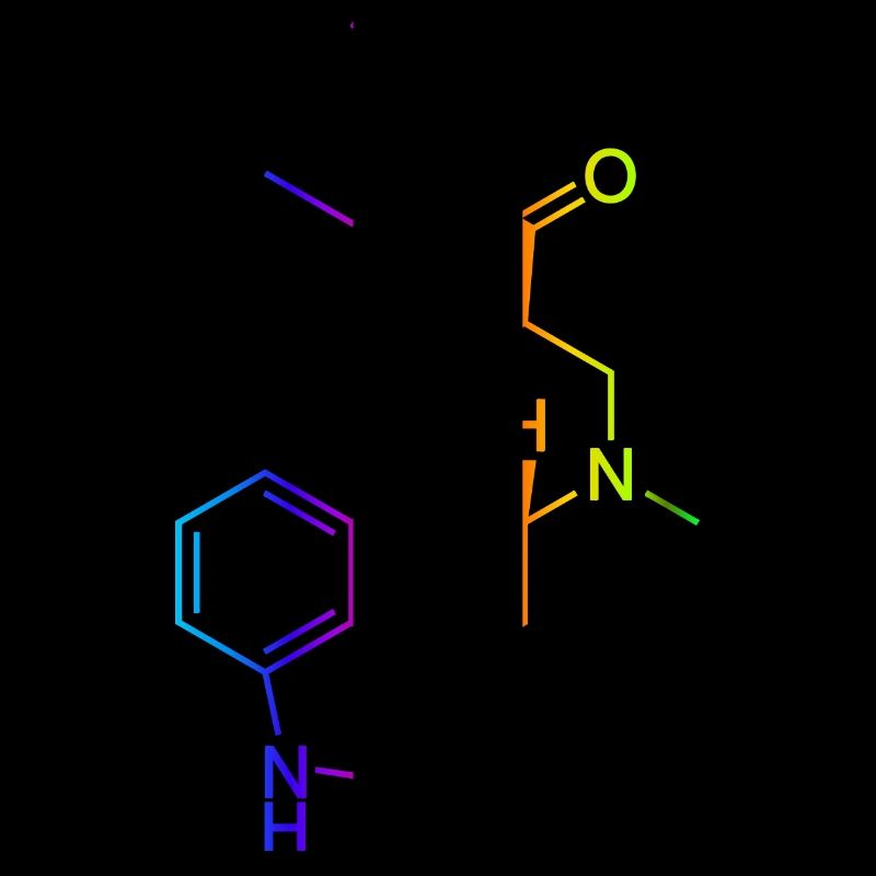 LSD Molécule Coloré