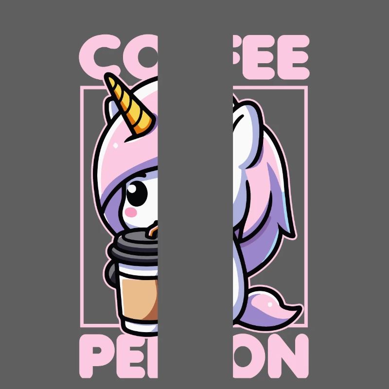 Ich bin ein Kaffeemensch Einhorn