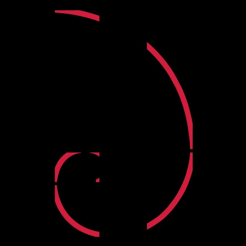 Fibonacci courbe de type ratio or