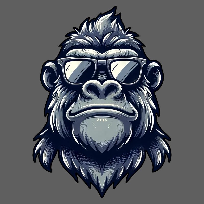 Cool Gorille Sunglasses Monkey