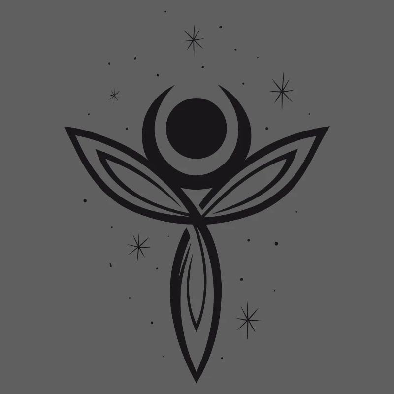 Déesse Lune Déesse Trinity Triquetra