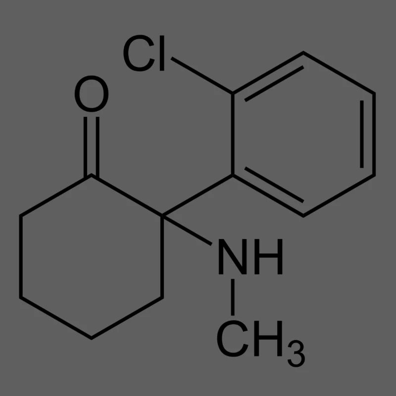 Formule structurelle de kétamine