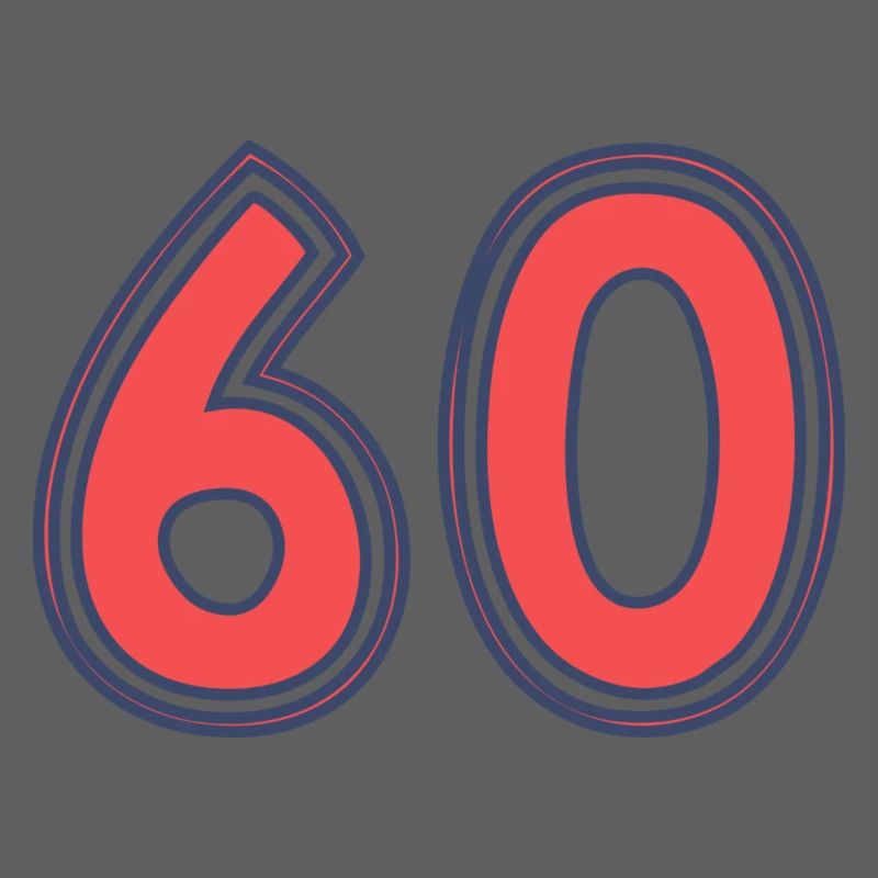 60. 60 ANS. 60e ANNIVERSAIRE