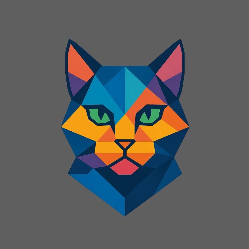 Chat | Tête de chat Impression / Impression / Design