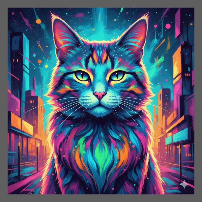 Chat néon