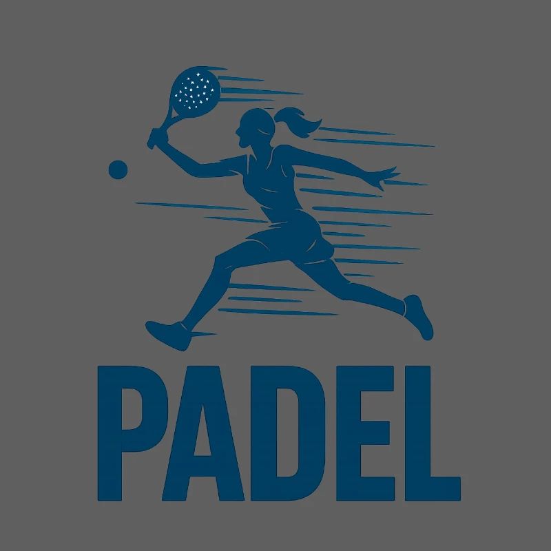 Padel Sprinter Silhouette
