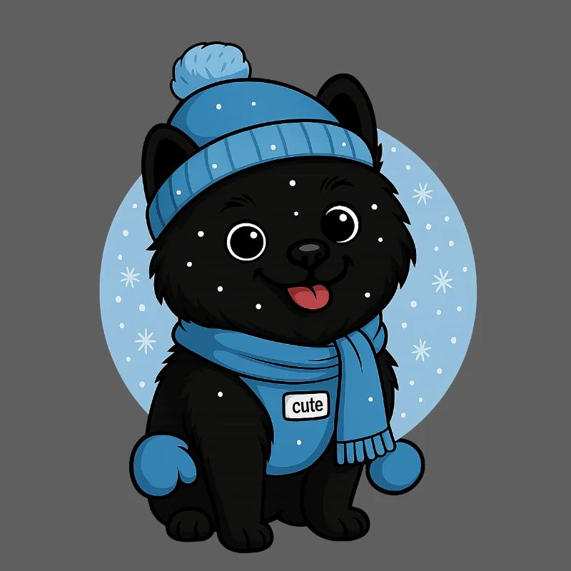 Kuschelhund Winterzauber