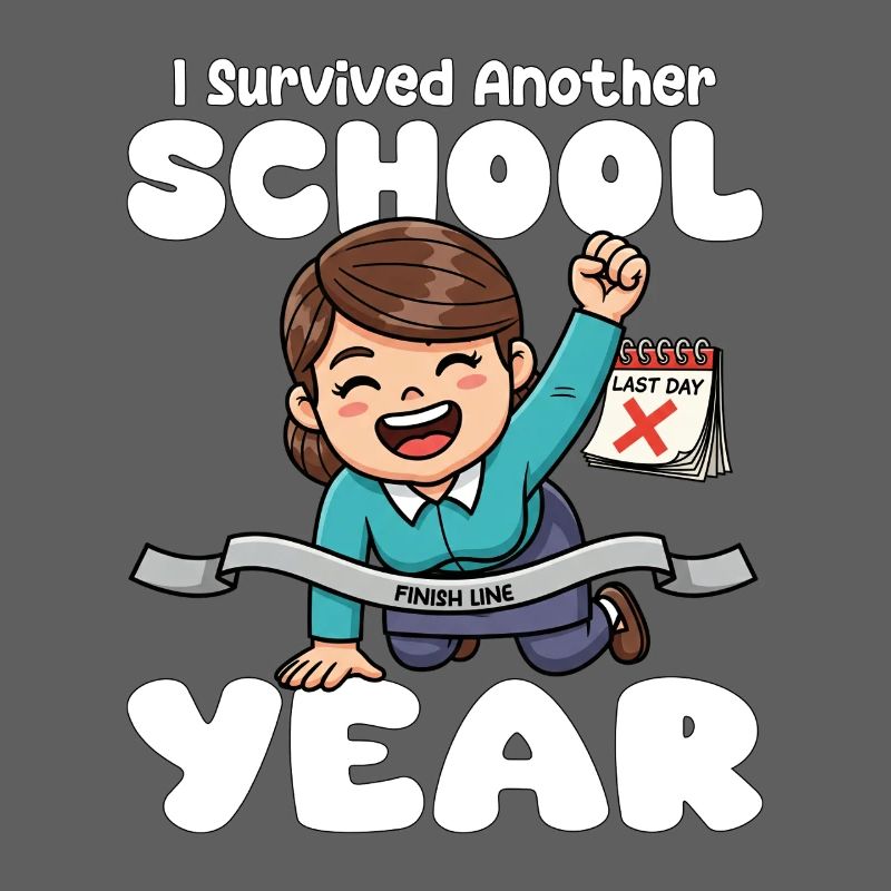I SURVIVED ANOTHER SCHOOL YEAR - TEACHER GIFT