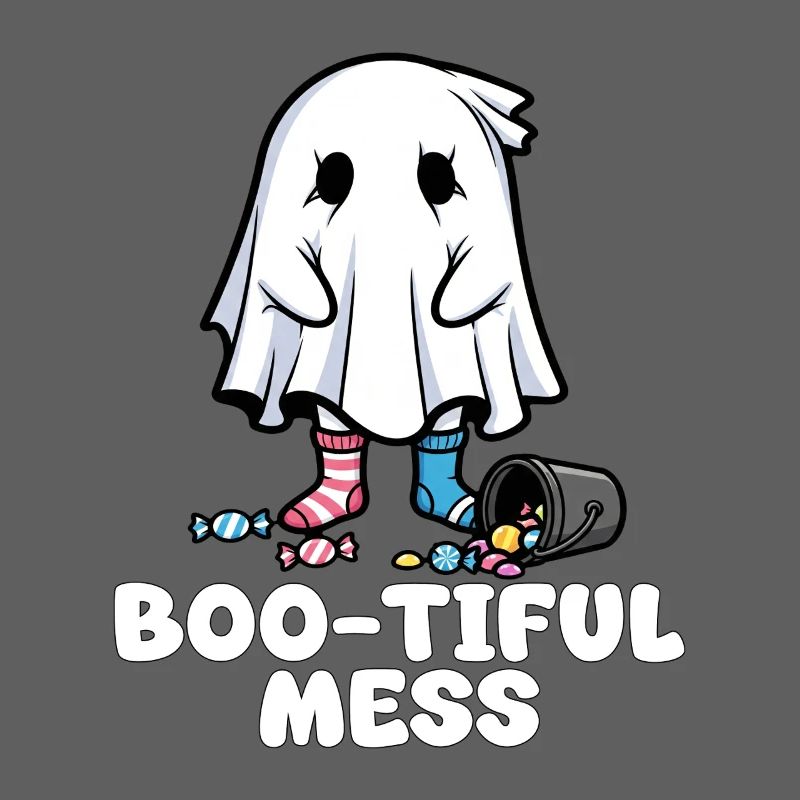 BOO-TIFUL MESS - GHOST HALLOWEEN