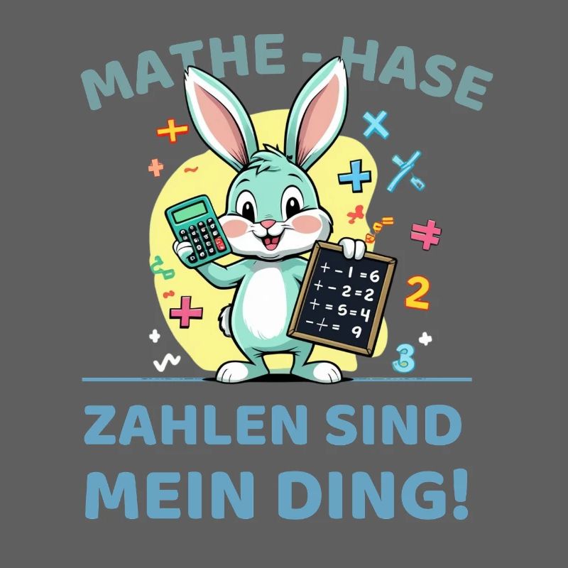 Math bunny with calculation task