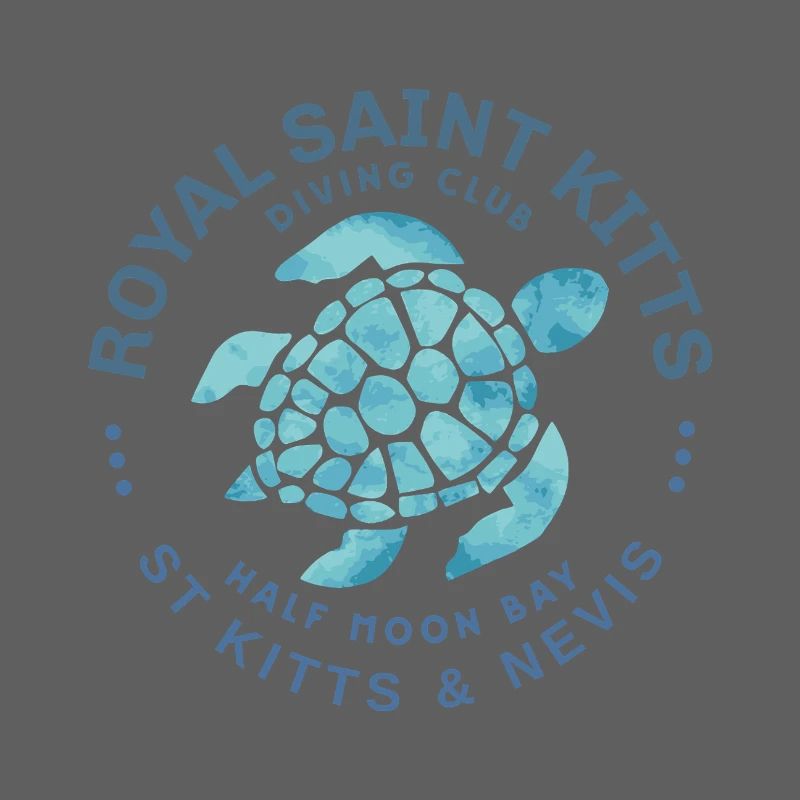 Diving Turtle ROYAL SAINT KITTS
