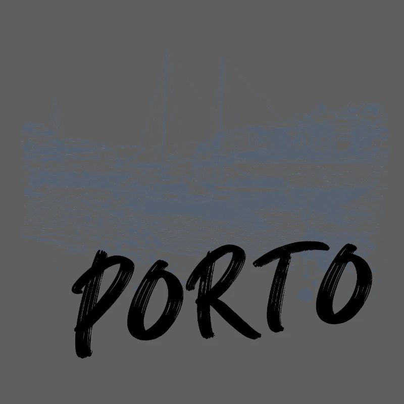 Porto Douro Einfarbige Rabelo Boote