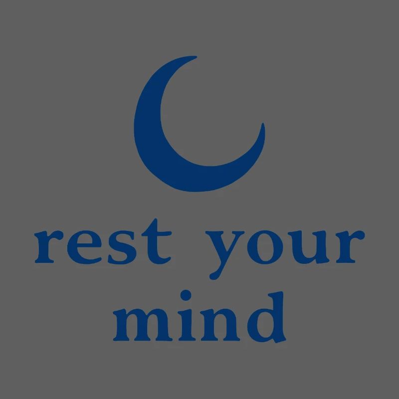 Rest Your Mind Moon Mindfulness Statement