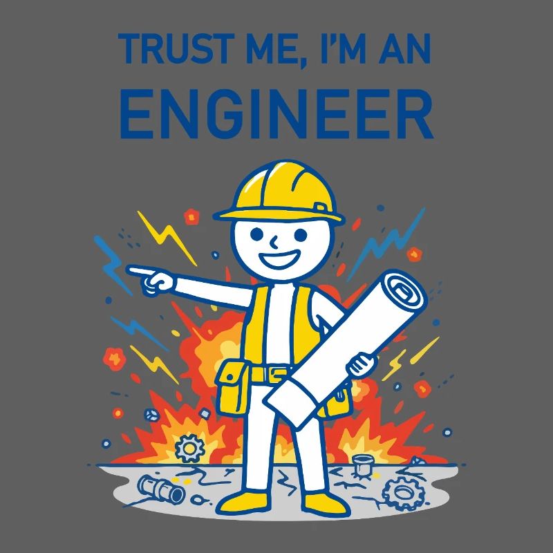 Trust Me, I'm an Engineer - for light background